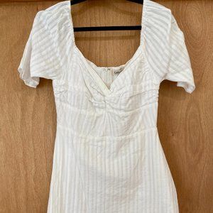 White babydoll dress